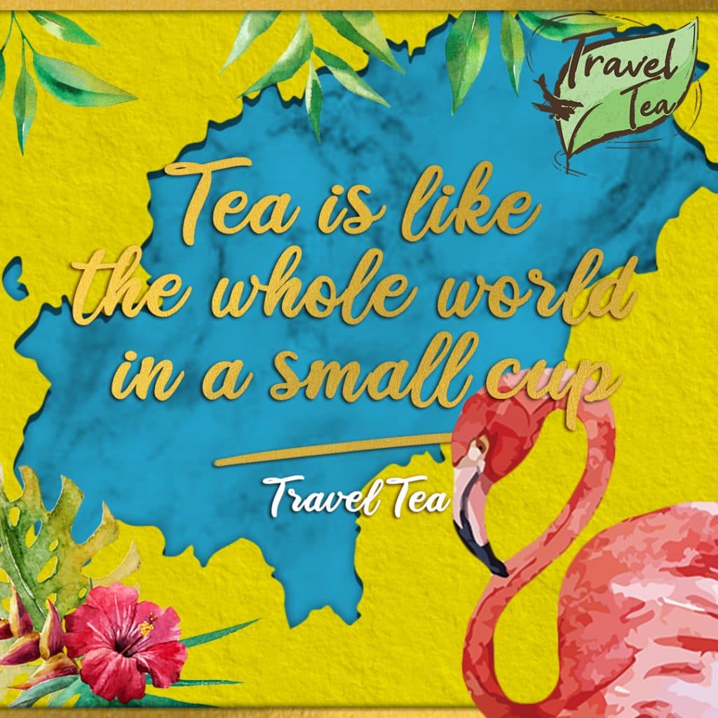 Travel Tea Label thee Avonturia de Vogelkelder Losse thee