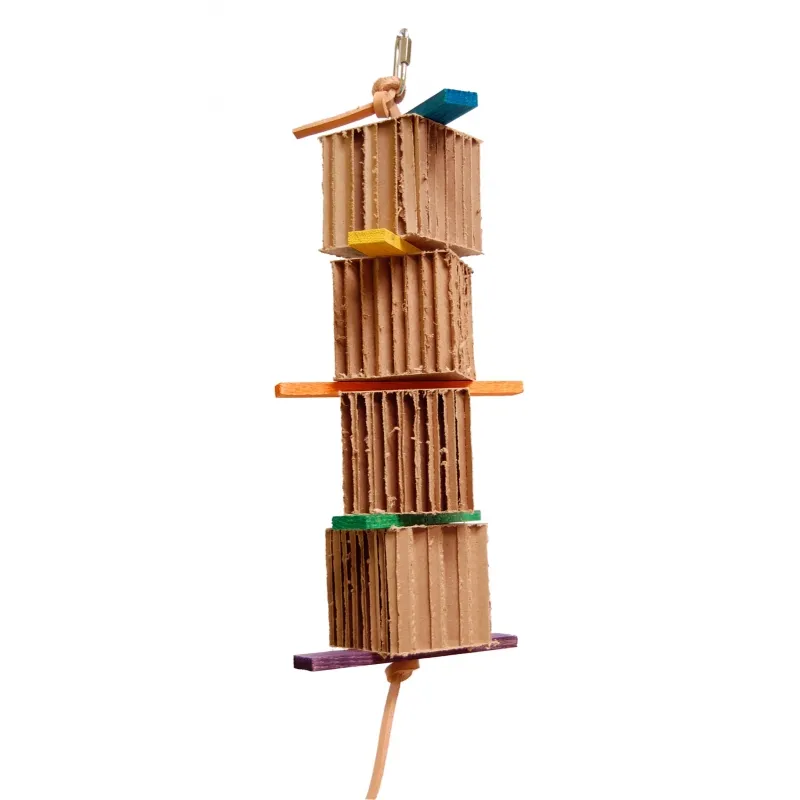 Zoomax Vogelspeelgoed Shredding Tower Honeycomb Large
