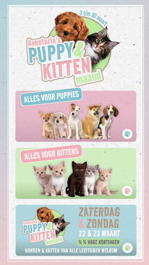 Puppy En Kitten Maand Folder
